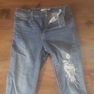 Levi's | High Rise Straight Leg Jeans